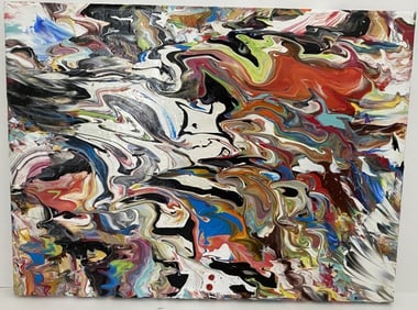 Abstract Painting on Canvas