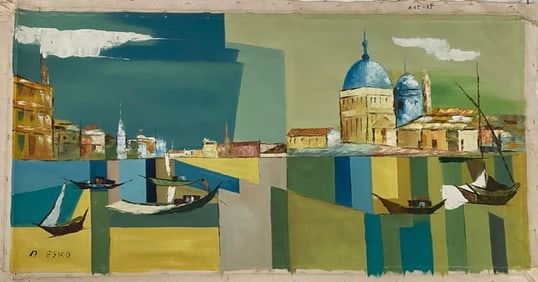 ESKO MATILAINEN OIL PAINTING ON CANVAS