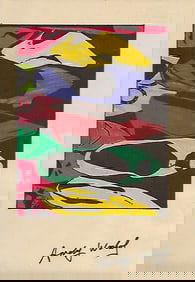 Andy Warhol Mixed Media on Paper