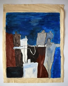 K. Vaughan, , Modern Art 20th Century Painting On Canvas