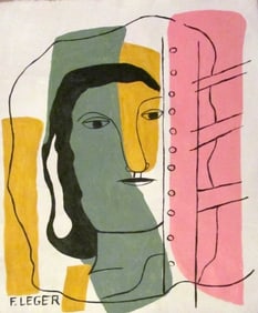 Abstract Painting Fernand Leger Modern Art 20th Century (after Artist)