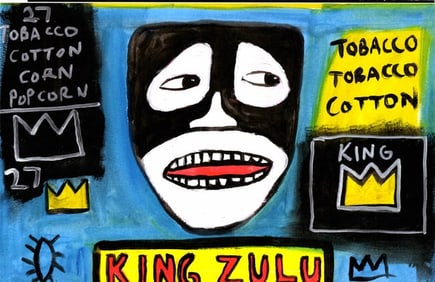 Jean Basquiat Expressionism Print on Thick Paper.