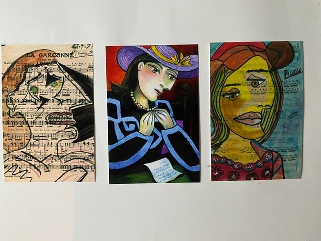 3 Pablo Picasso Color Photo: 3 Pablo Picasso Color Photo size: 6 X 4. NY Collection.See photos for description. Good condition. We pack & Ship for you. We take care of the shipping services in house