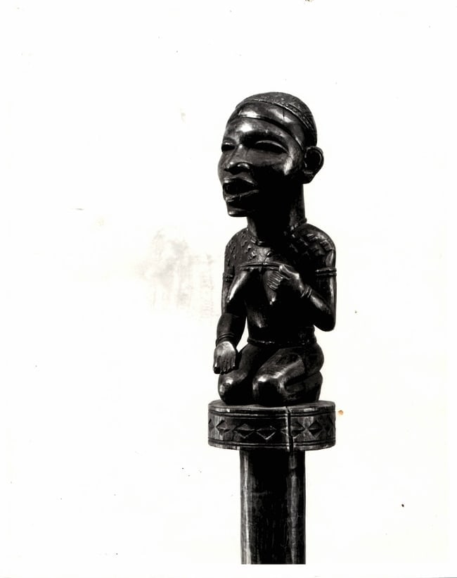 PhotographT he Michael C. Rockefeller Wing Staff Top (Zaire,Kong) (1 of 2)