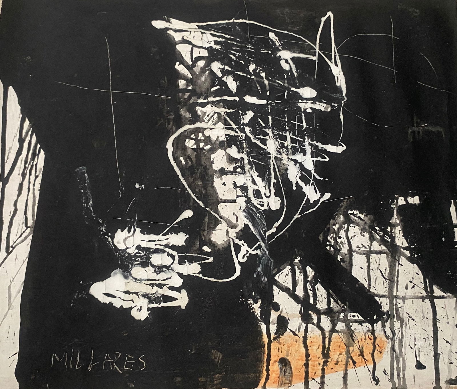 Millan Old 20th Century Modern Art Painting on Canvas: Millan Old 20th Century Modern Art Painting on Canvas (After)Artist. Sold as is.No Documents or COA Approx size:22 x 19 inches. Good Condition .We pack & Ship for you. We take care of the shipping ser