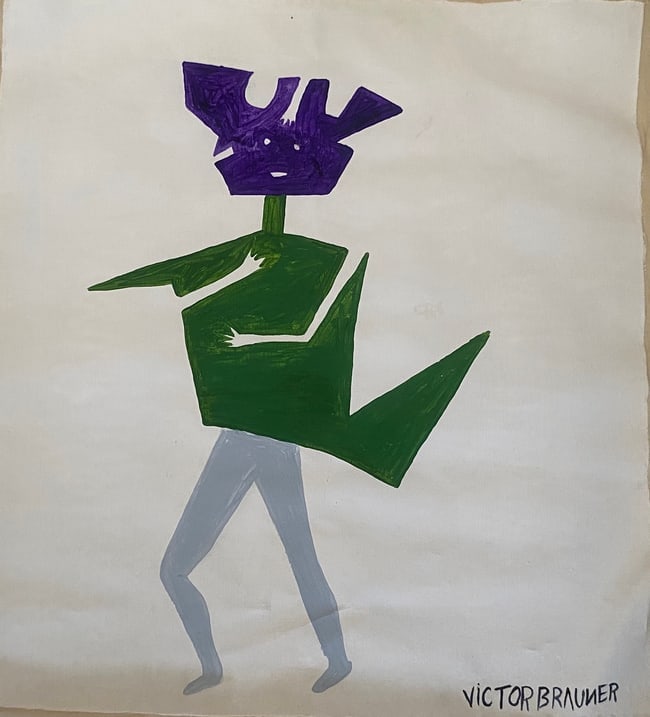 Victor Brauner Old 20th Century Modern Art Painting on Canvas: Victor Brauner Old 20th Century Modern Art Painting on Canvas (After)Artist. Sold as is.No Documents or COA Approx size:15 x 17 1/2 inches. Good Condition .We pack & Ship for you. We take care of the