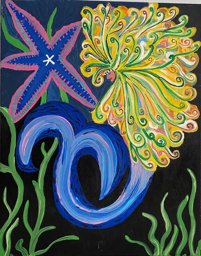 Abstract Painting Art On Canvas: Abstract Painting Art On Canvas. Approx Painting Size: 20 x 16 Inches. Good condition . See photos as part of the description. We pack & Ship for you. We take care of the shipping services in house.