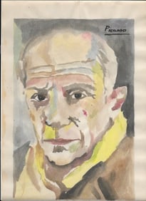 Pablo Picasso Mixed Media on Paper (after artist)