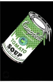 LARGE Signed Graffiti Pop Art Print Death NYC