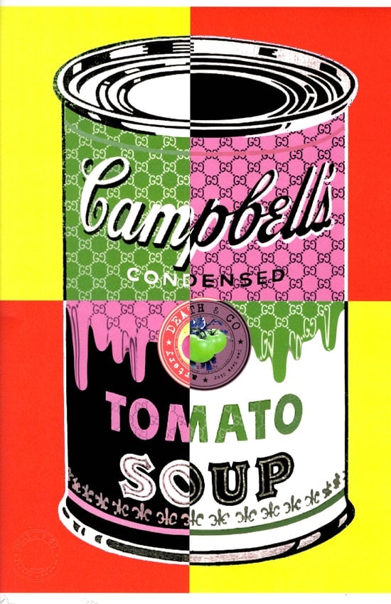 LARGE Signed Graffiti Pop Art Print Death NYC: LARGE Signed Graffiti Pop Art Print on Paper Death NYC. size: 11 x 17. see photo for description.