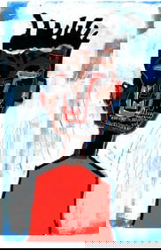 Jean Basquiat Expressionism Print on Thick Paper