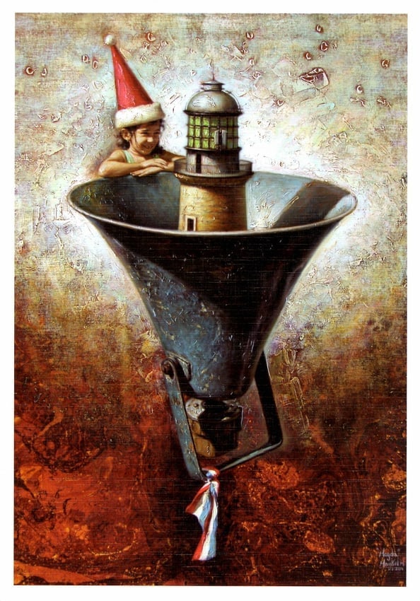 Maikel Herrera Print on Paper: Maikel Herrera Print on Paper.size: 15 x 11. It is sold unframed and without COA has stamp on verso genesis. Good Condition.See Photo