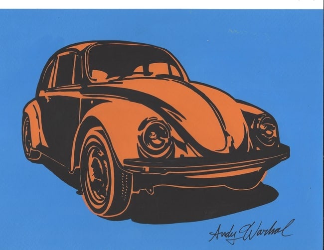 Andy Warhol Mixed Media on Paper. On verso, also stamp (1 of 2)