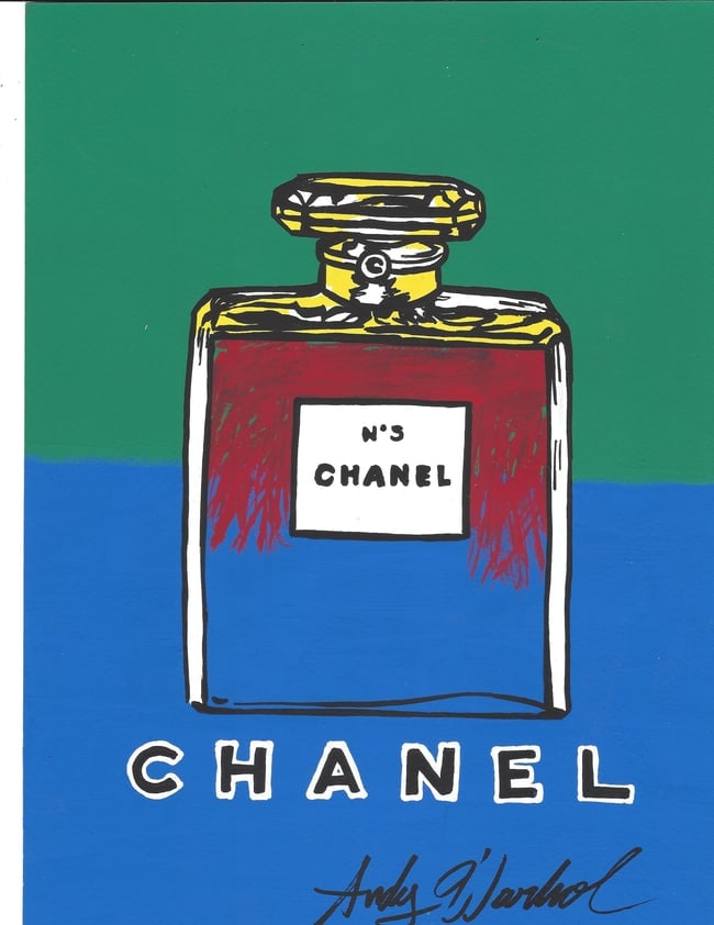 Andy Warhol Mixed Media on Paper (1 of 2)