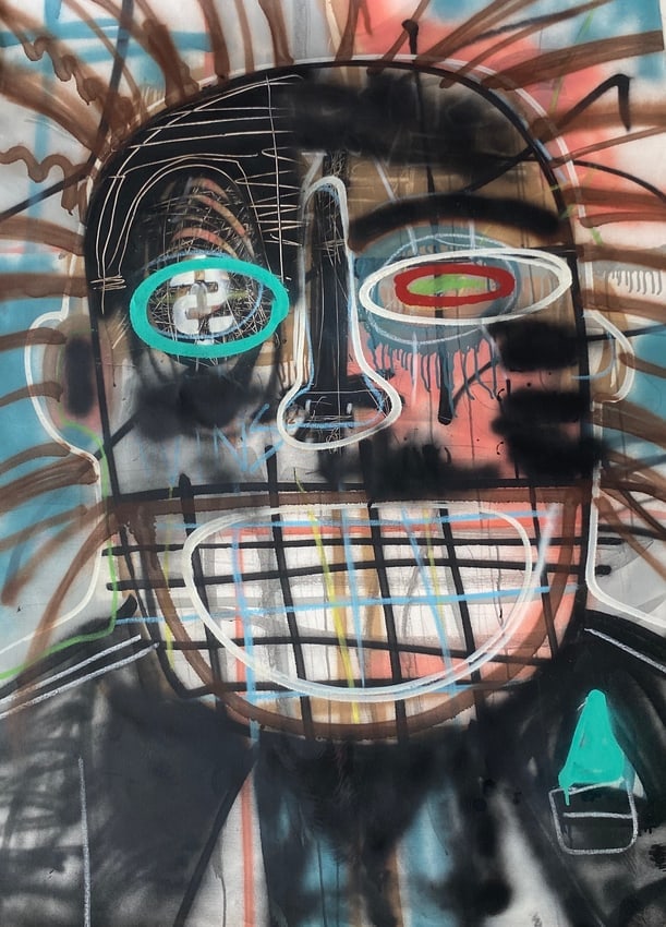 XXL Abstract Painting ON Canvas oil (1 of 3)