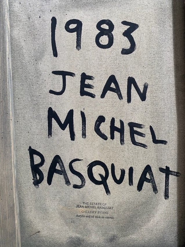 Jean Michel Basquiat Large Painting Fits Basquiat 1983 Brooklyn - 8