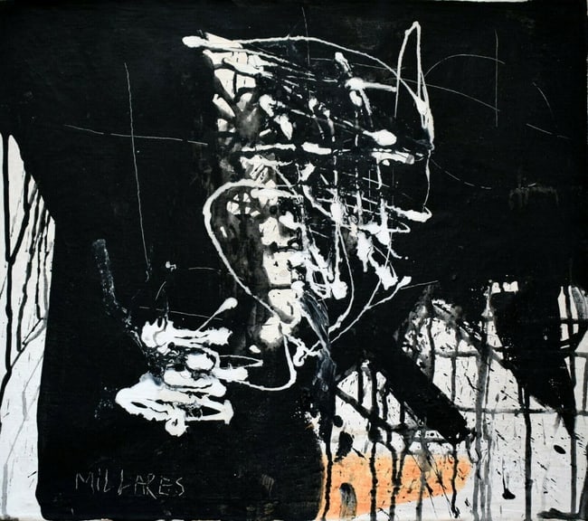 Millares Modern Old 20th Century Art (1 of 4)