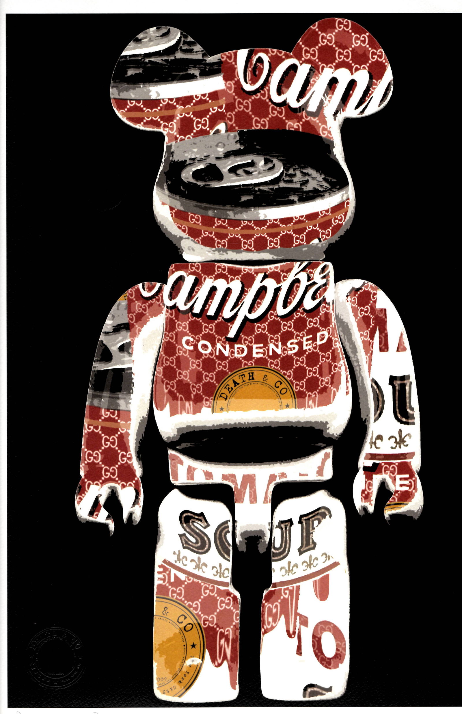 LARGE Signed Graffiti Pop Art Print Death NYC (1 of 1)