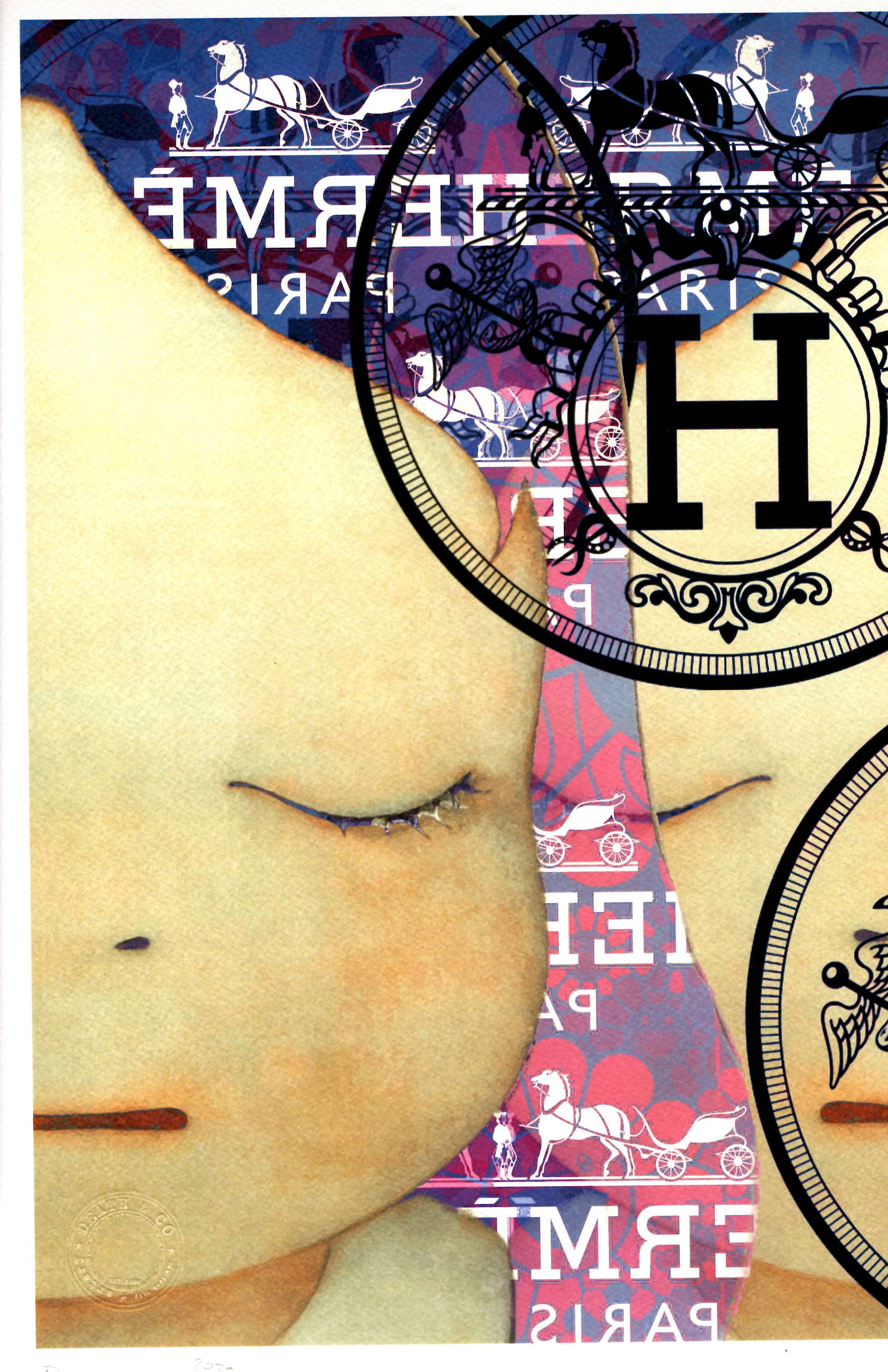 LARGE Signed Graffiti Pop Art Print Death NYC (1 of 1)