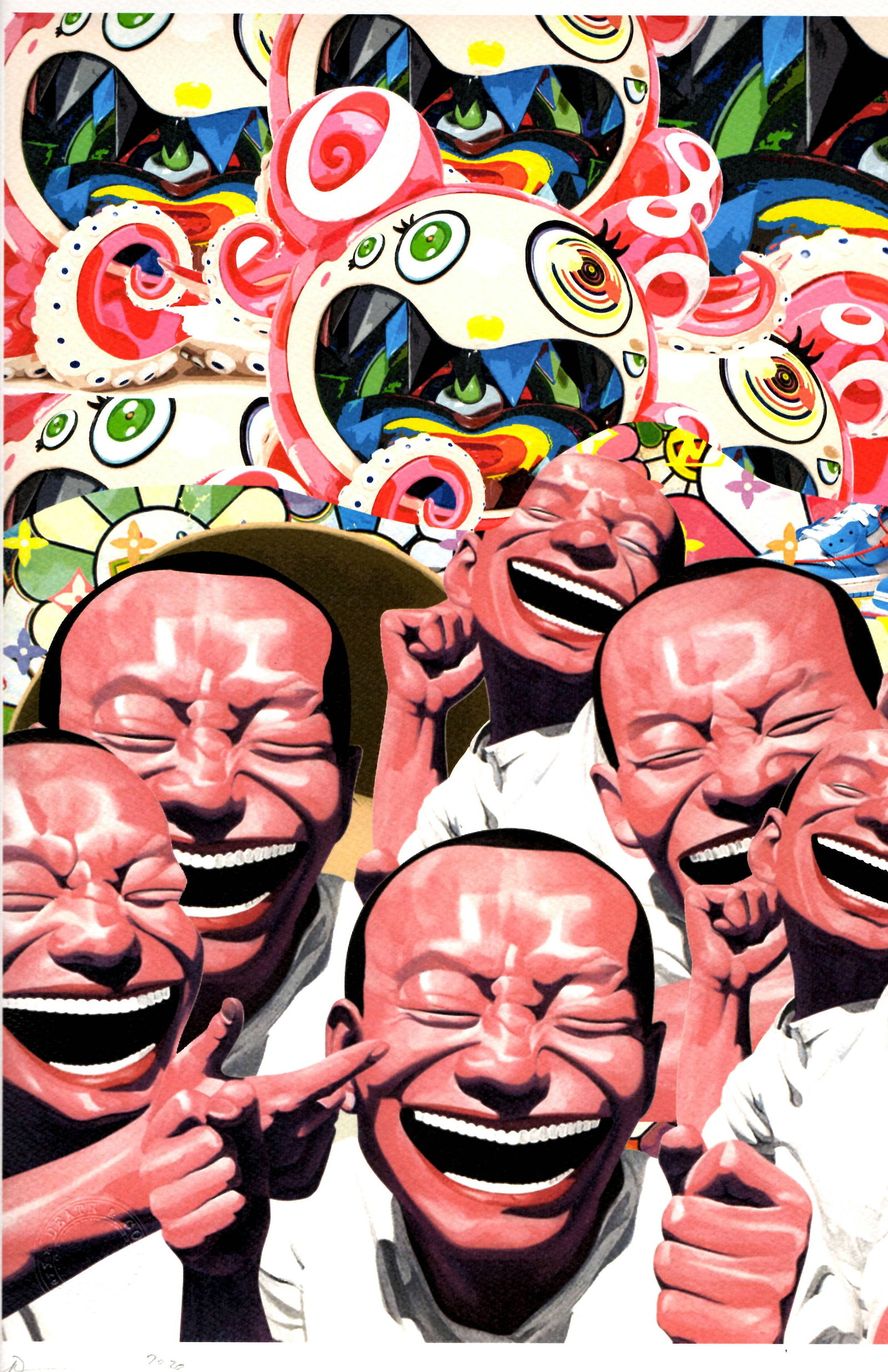 LARGE Signed Graffiti Pop Art Print Death NYC (1 of 1)