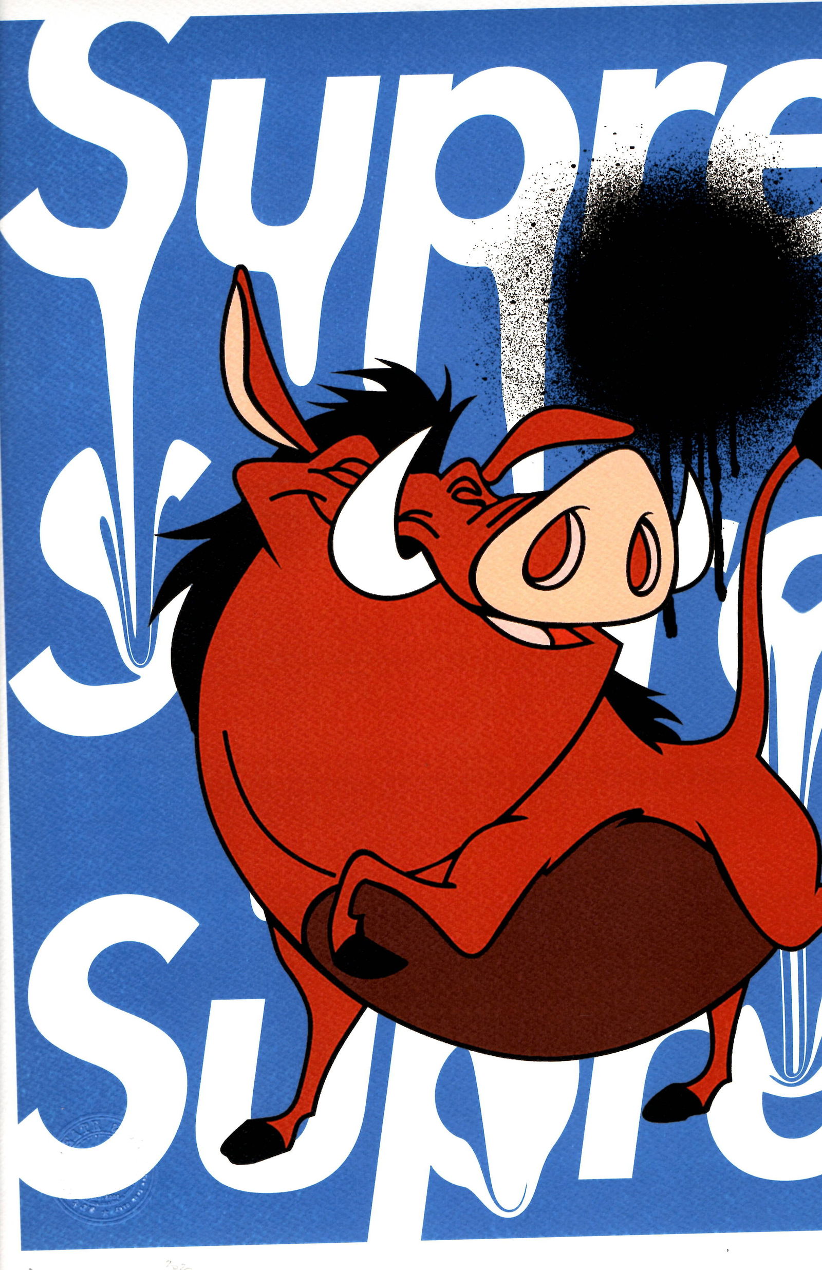 LARGE Signed Graffiti Pop Art Print Death NYC: LARGE Signed Graffiti Pop Art Print Death NYC Ltd Ed size:12 x 17.Paper: Fine art 300 gsm paper.Certificate of Authenticity signed by DEATH NYC Collection.WE OFFER IN-HOUSE SHIPPING VIA USPS PRIORITY