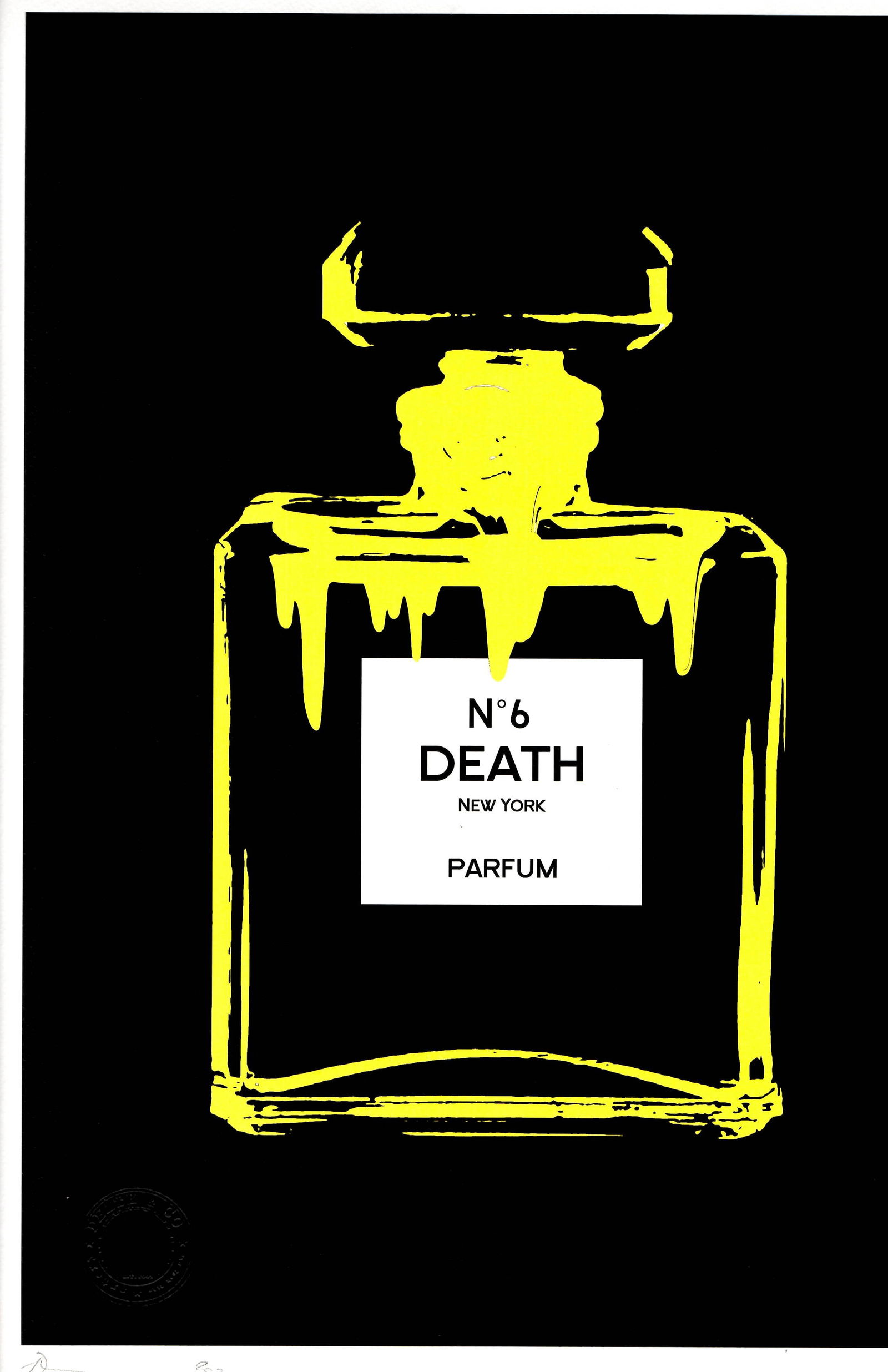 LARGE Signed Graffiti Pop Art Print Death NYC (1 of 1)