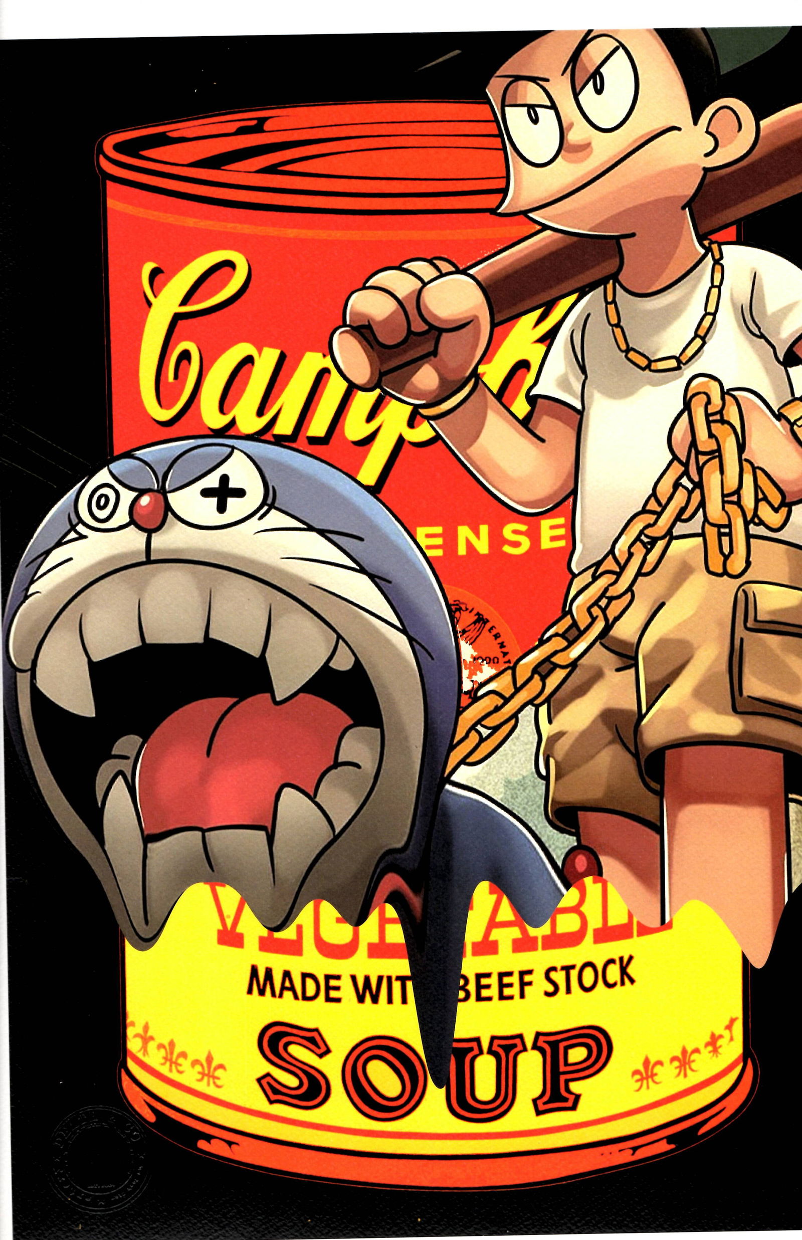 LARGE Signed Graffiti Pop Art Print Death NYC: LARGE Signed Graffiti Pop Art Print Death NYC Ltd Ed size:12 x 17.Paper: Fine art 300 gsm paper.Certificate of Authenticity signed by DEATH NYC Collection.WE OFFER IN-HOUSE SHIPPING VIA USPS PRIORITY