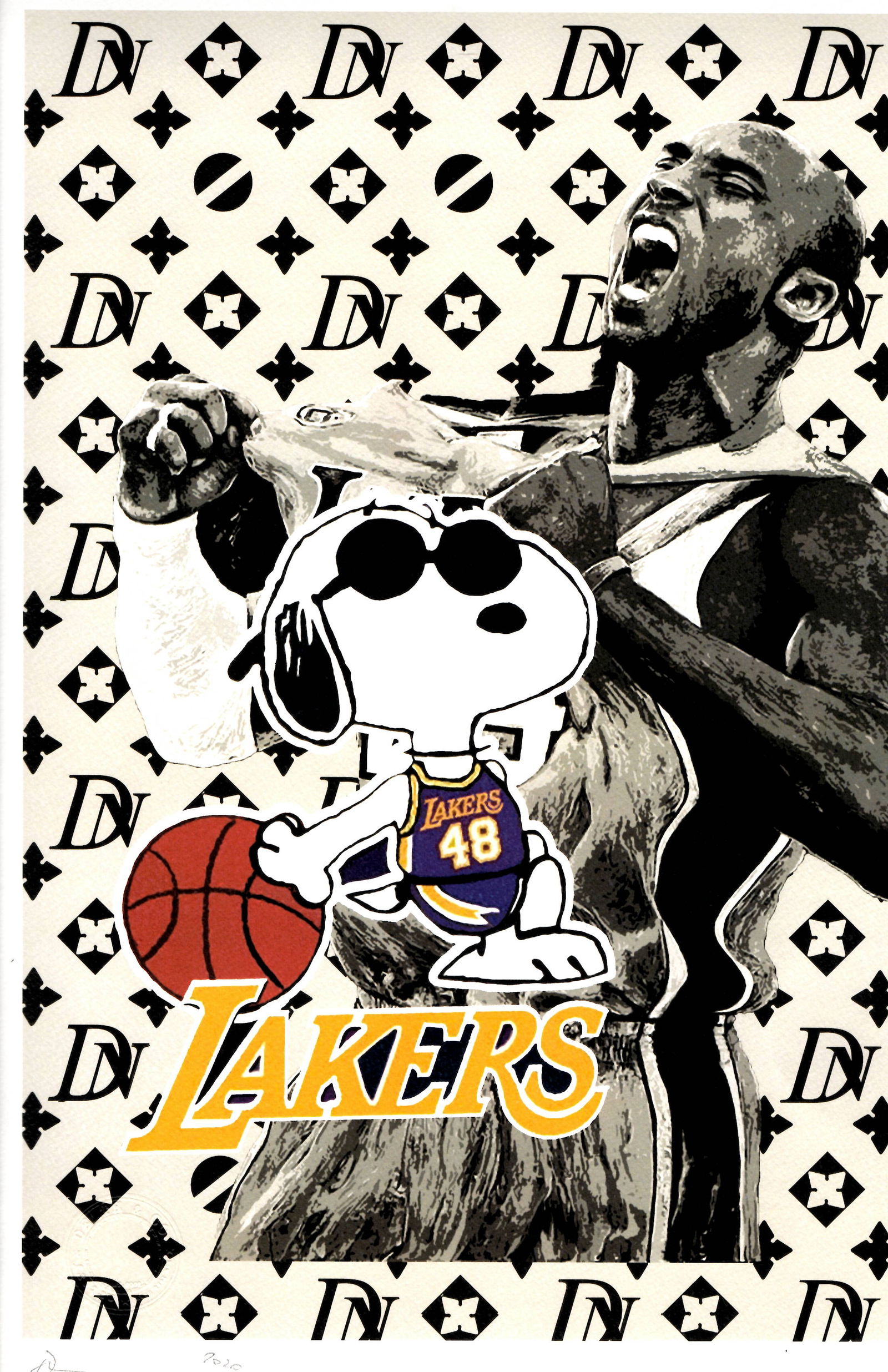 LARGE Signed Graffiti Pop Art Print Death NYC (1 of 1)