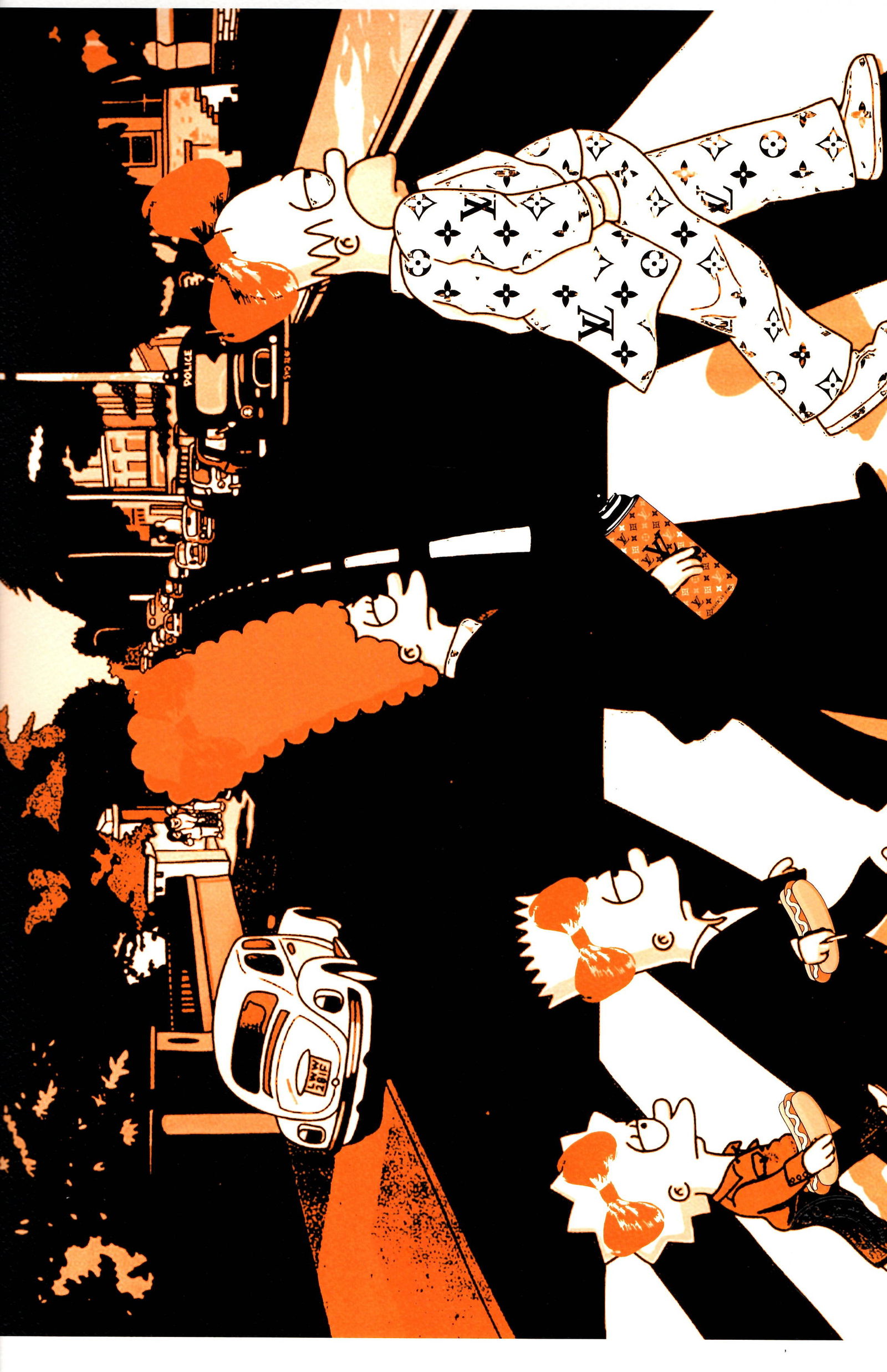 LARGE Signed Graffiti Pop Art Print Death NYC (1 of 1)