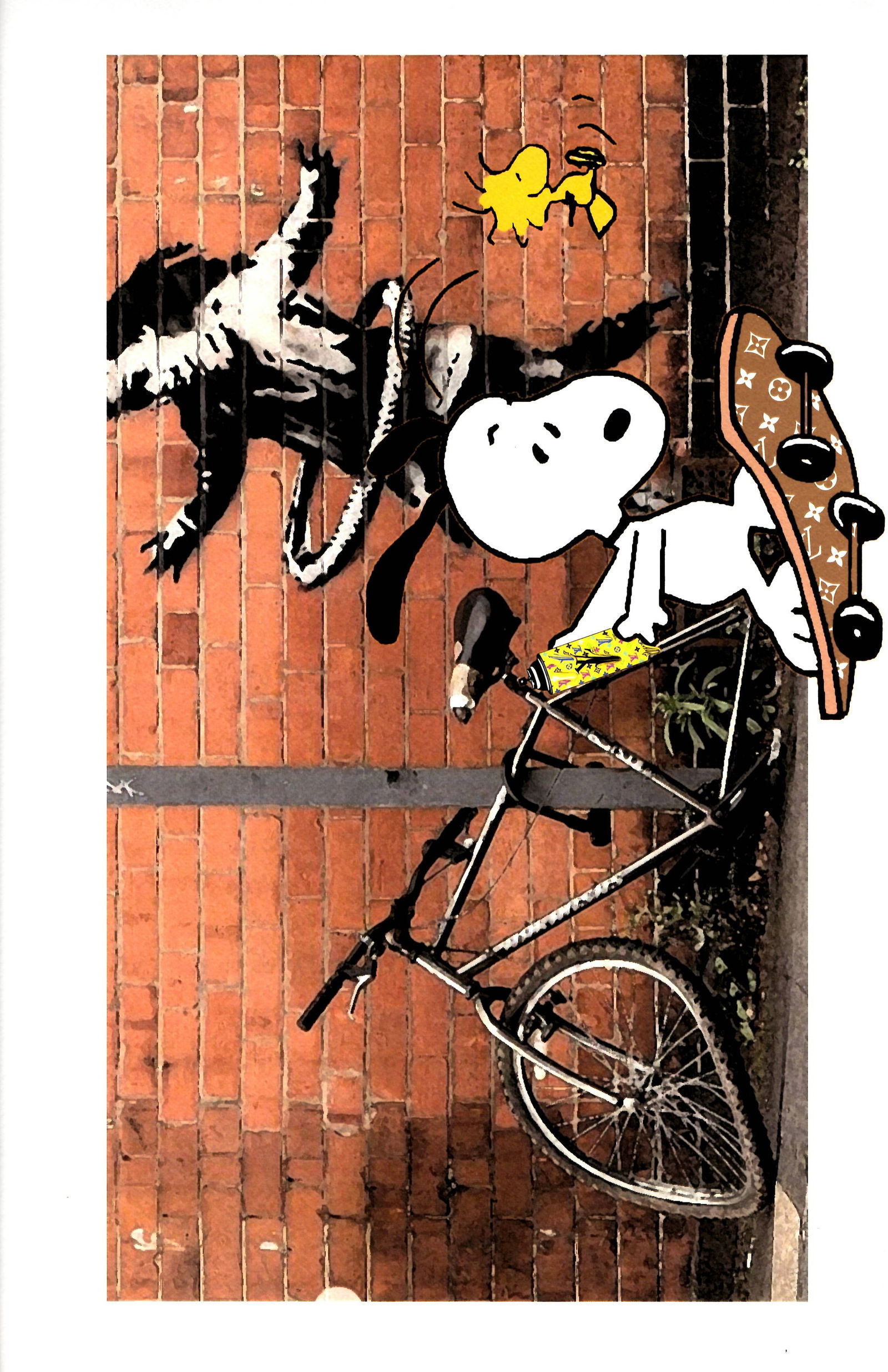 LARGE Signed Graffiti Pop Art Print Death NYC (1 of 1)