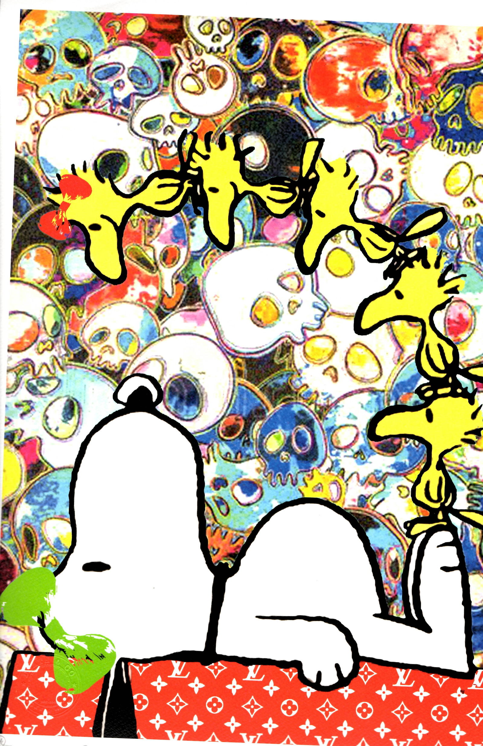 LARGE Signed Graffiti Pop Art Print Death NYC (1 of 1)