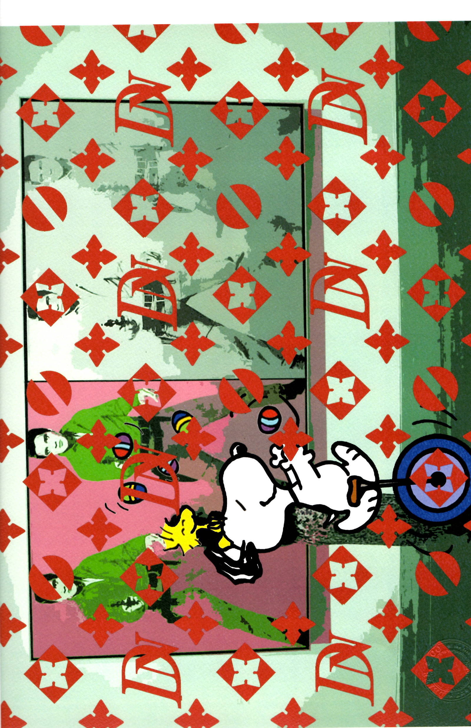 LARGE Signed Graffiti Pop Art Print Death NYC (1 of 1)