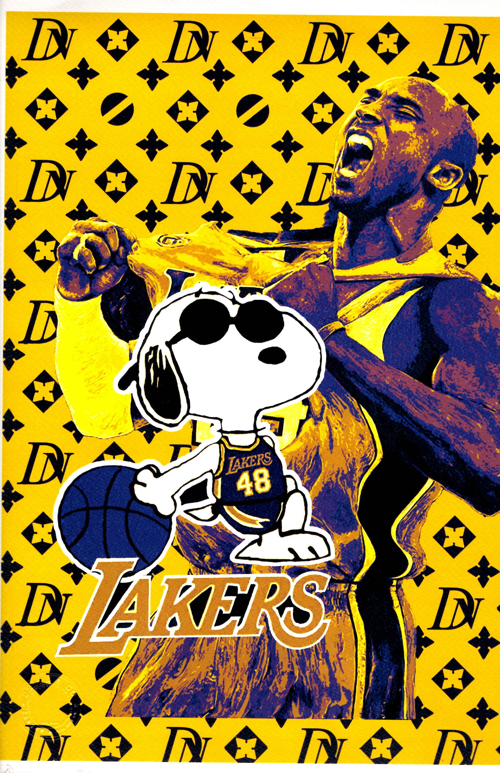 LARGE Signed Graffiti Pop Art Print Death NYC (1 of 1)