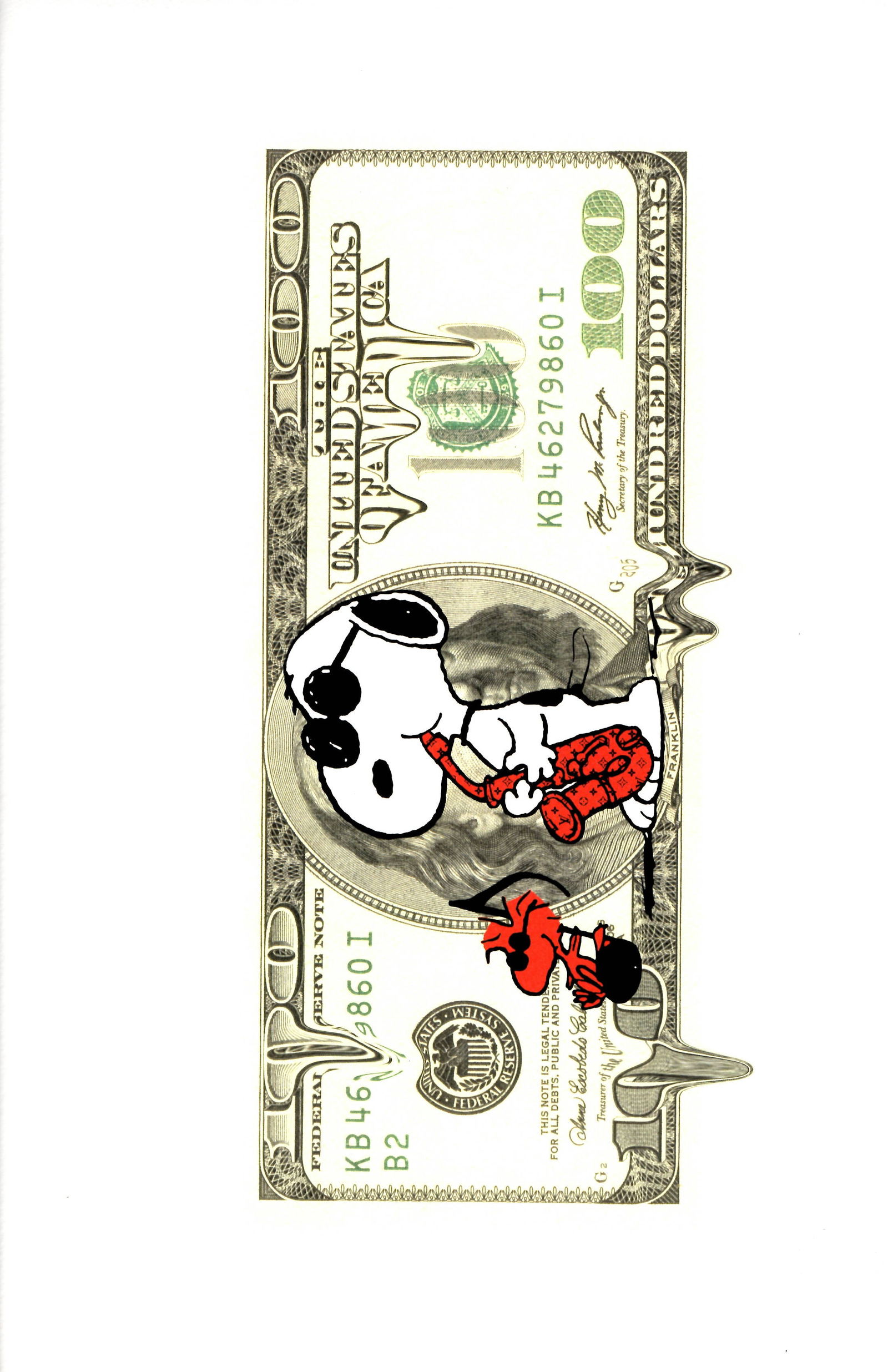 LARGE Signed Graffiti Pop Art Print Death NYC (1 of 1)