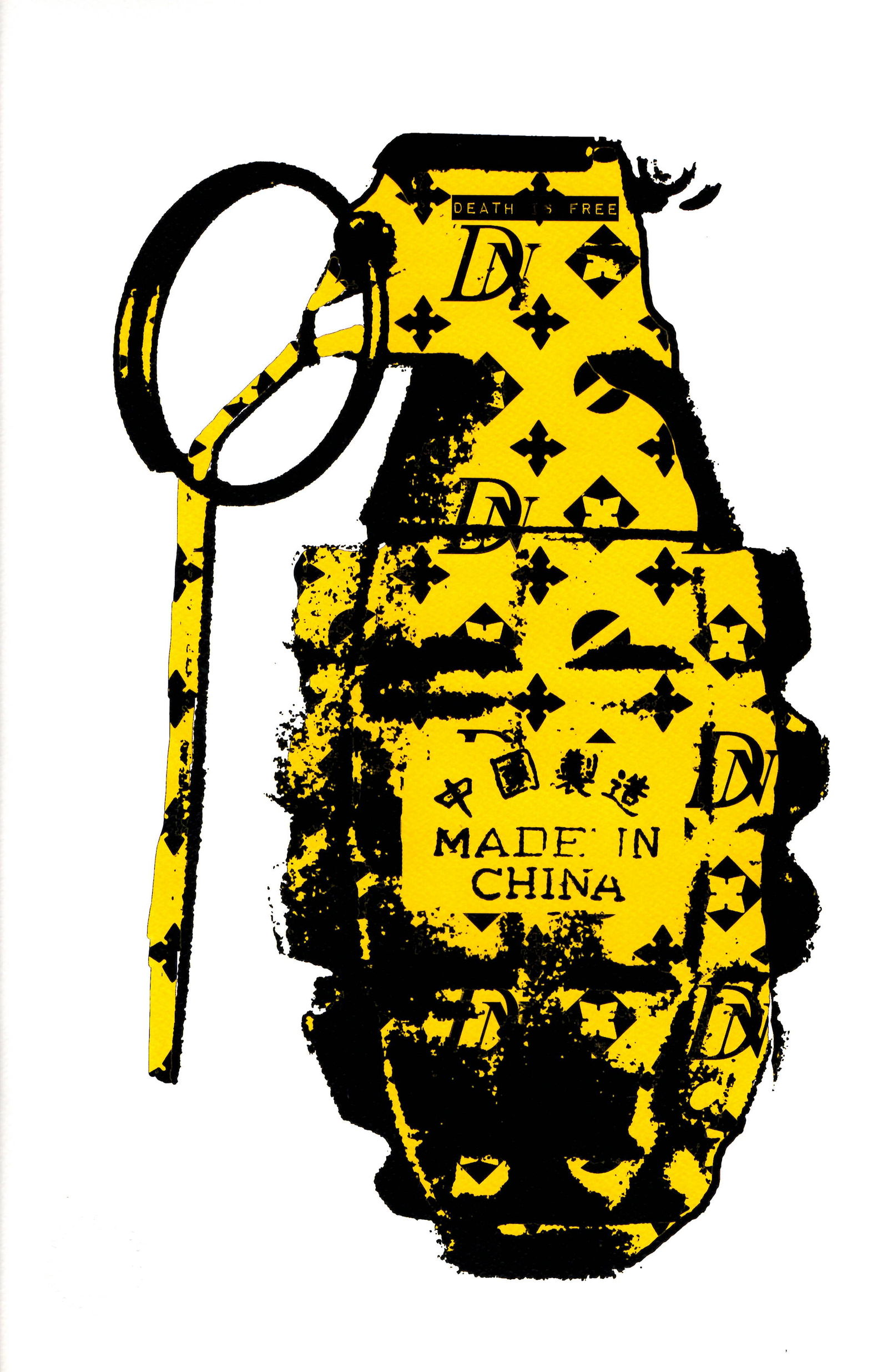 LARGE Signed Graffiti Pop Art Print Death NYC (1 of 1)