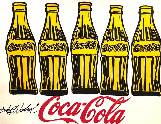 Andy Warhol Mixed Media on Paper. On verso (1 of 2)