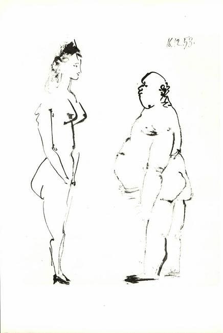 PABLO PICASSO ORIGINAL HELIOGRAVURES: PABLO PICASSO ORIGINAL HELIOGRAVURES Bothside with image. after Picasso. From Verve 29-30 published in 1954. in good condition. size: 9 x 11 inches. Good condition . see photo. We ship and pack for yo