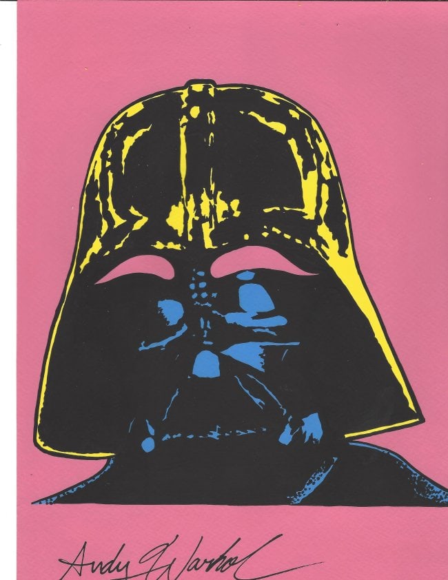 Andy Warhol Mixed Media on Paper (1 of 2)