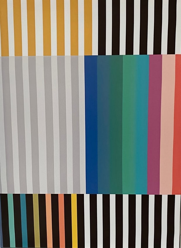 Abstract Geometric Canvas Art Print (1 of 2)