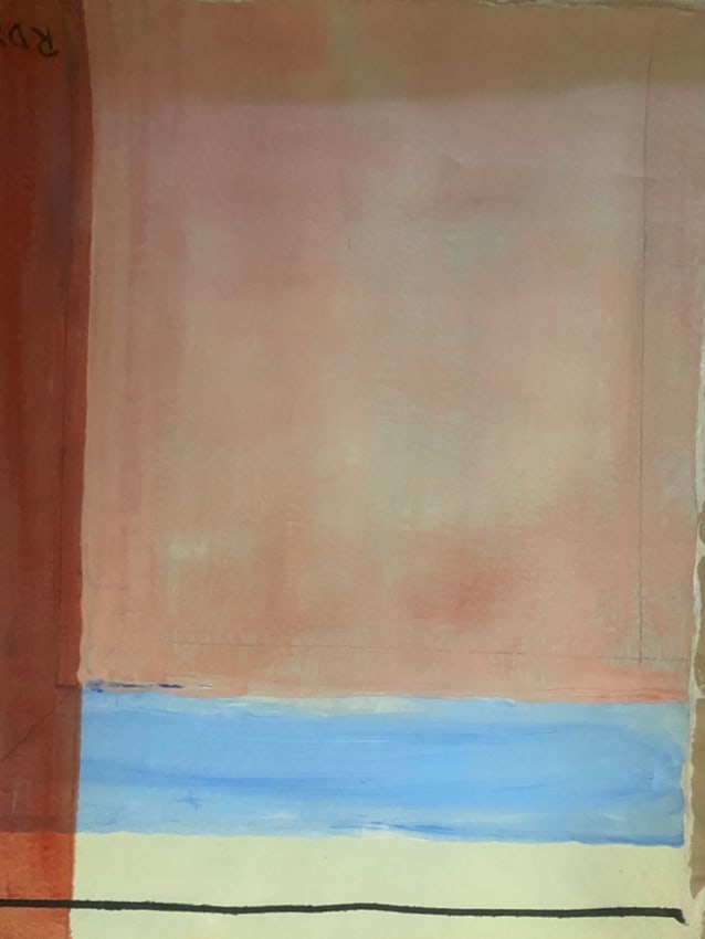 Abstract Painting on Canvas Signed RD 80 , Modern Art (1 of 2)