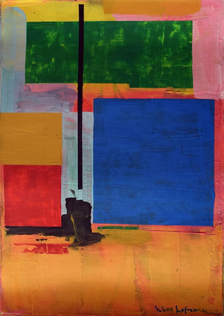 Abstract Painting on Canvas Hans Hoffmann (1 of 4)