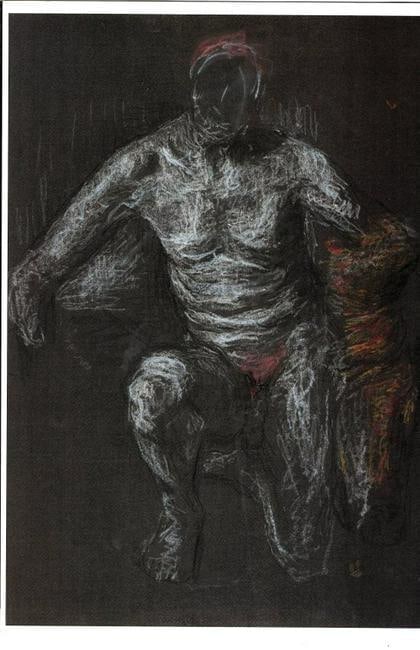 Joseph Smedley 1922-2016 British Modernist Figurative Drawing 1960: Joseph Smedley 1922-2016 British Modernist Figurative Drawing 1960 on Paper Stamped Joseph Smedley Studio. Dr Joseph Smedley was born In Nottingham in 1922. The son of a coal miner, he was to become a