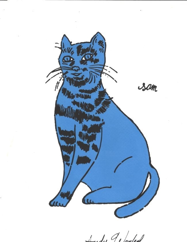 Andy Warhol Mixed Media on Paper. (After) (1 of 2)