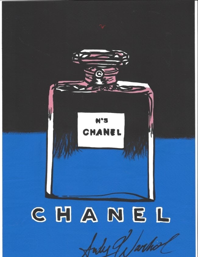 Andy Warhol Mixed Media on Paper (1 of 2)