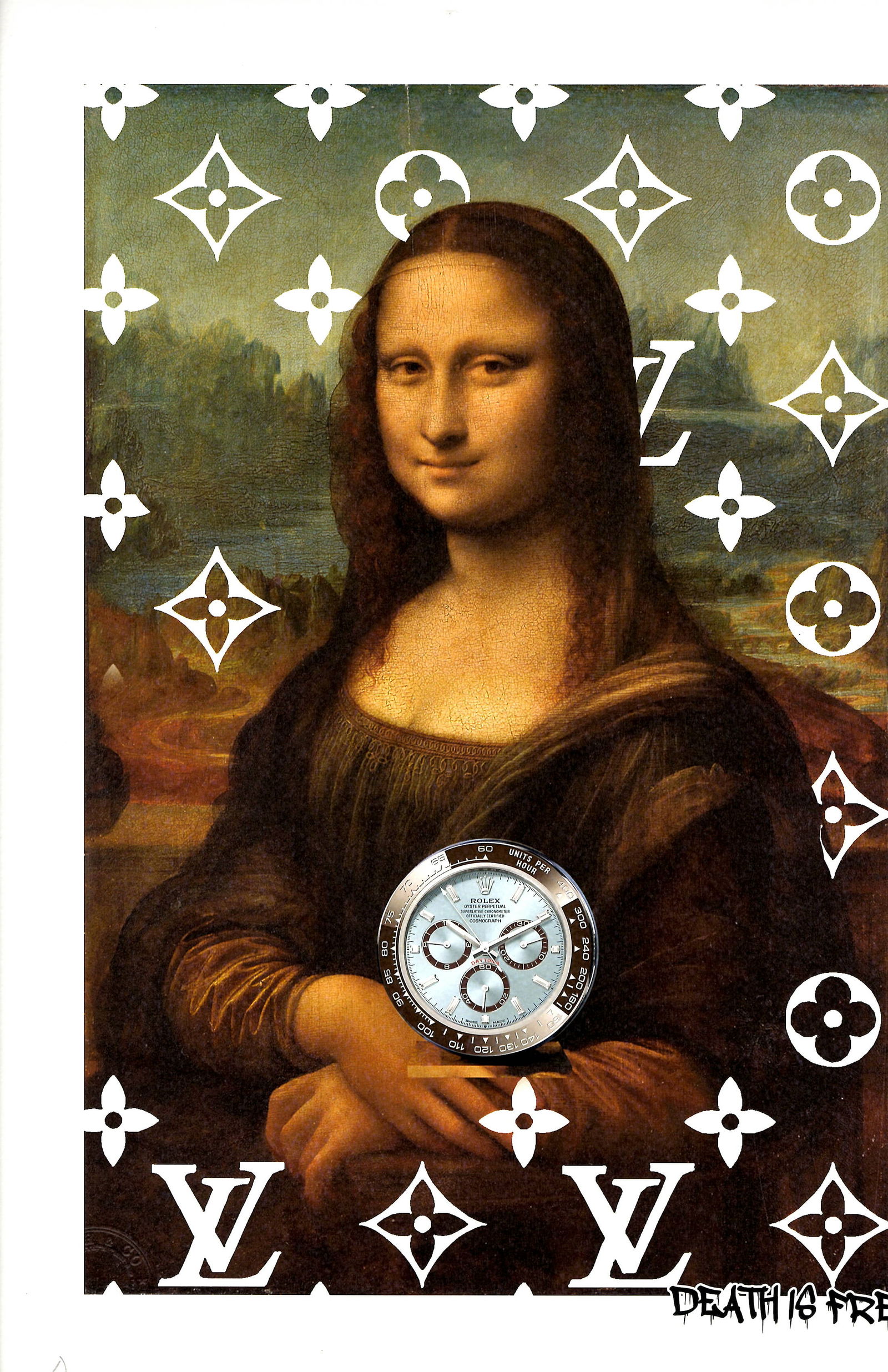 LARGE Signed Graffiti Pop Art Print Death NYC (1 of 1)