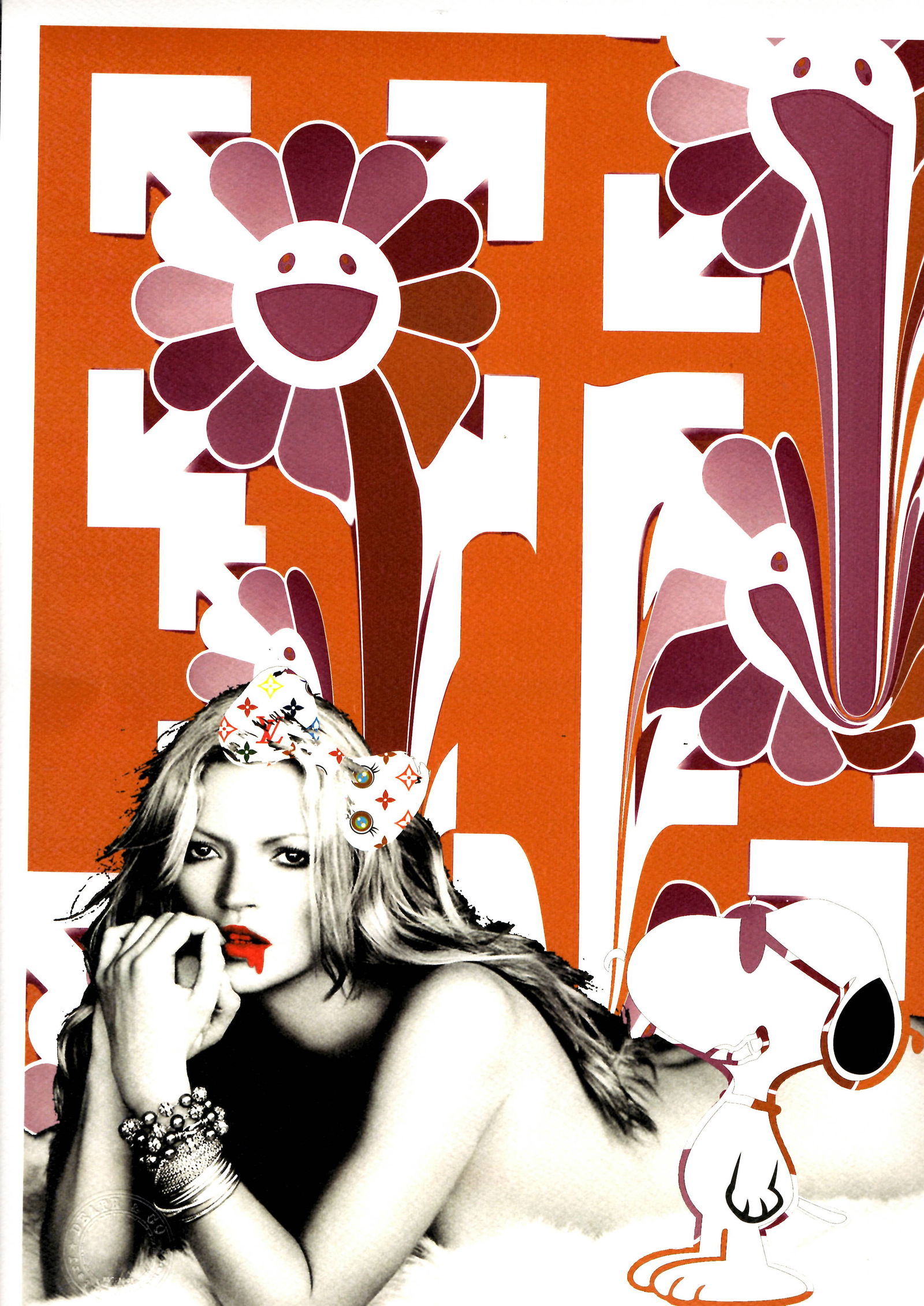 LARGE Signed Graffiti Pop Art Print Death NYC (1 of 1)