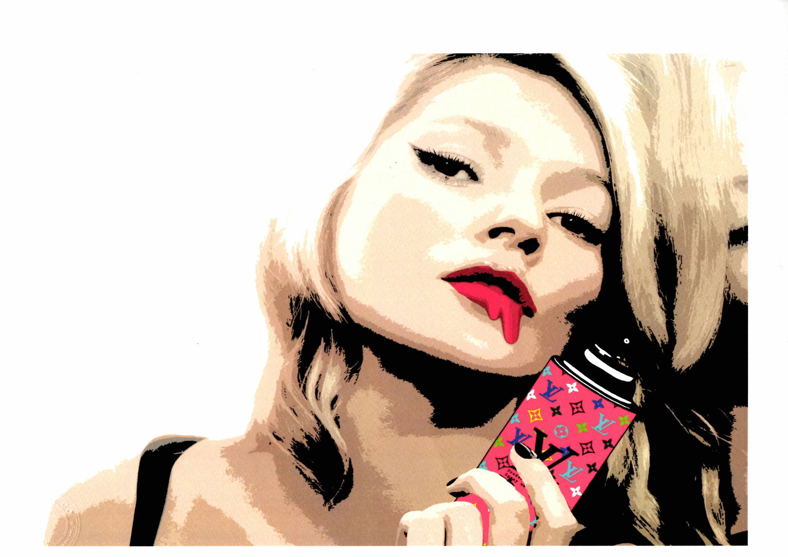 LARGE Signed Graffiti Pop Art Print Death NYC (1 of 1)