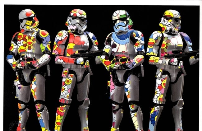 LARGE Signed Graffiti Pop Art Print Death NYC: LARGE Signed Graffiti Pop Art Print on Paper Death NYC. size: 11 x 17. Good condition see photo for description.