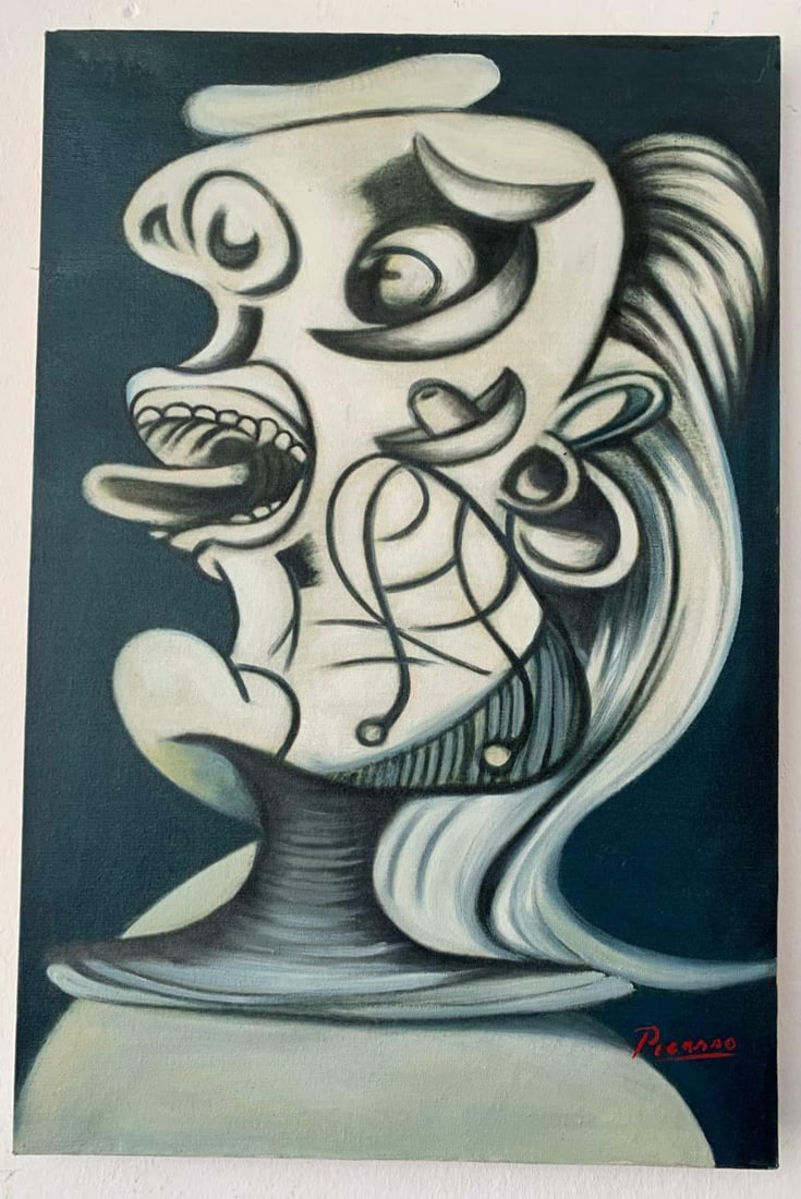 Pablo Picasso Painting On Canvas (1 of 5)