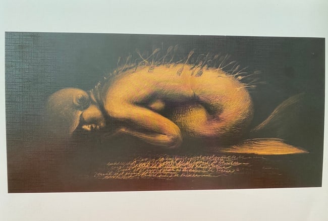 Roberto Fabelo LITHOGRAPH on Thick Paper (1 of 1)